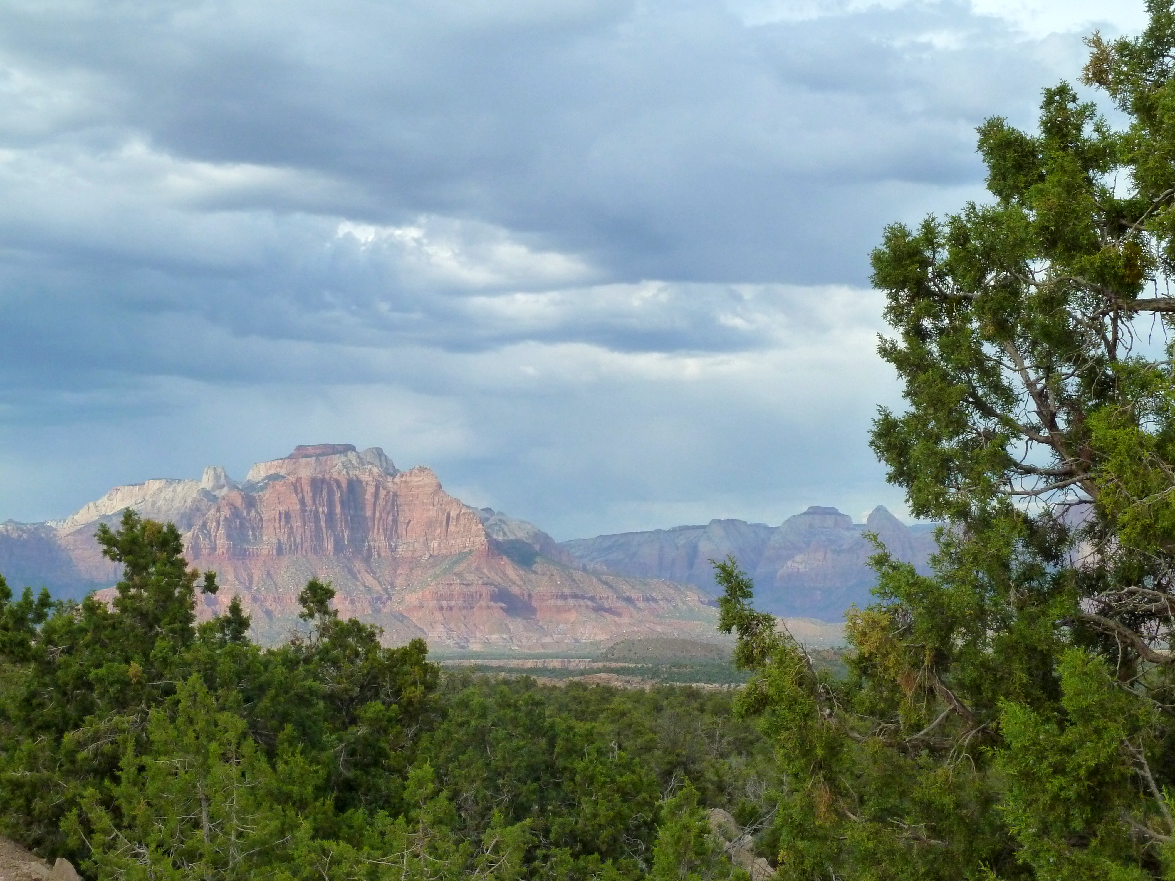 View from dirt road coming north into Rockville. We were passed by a 